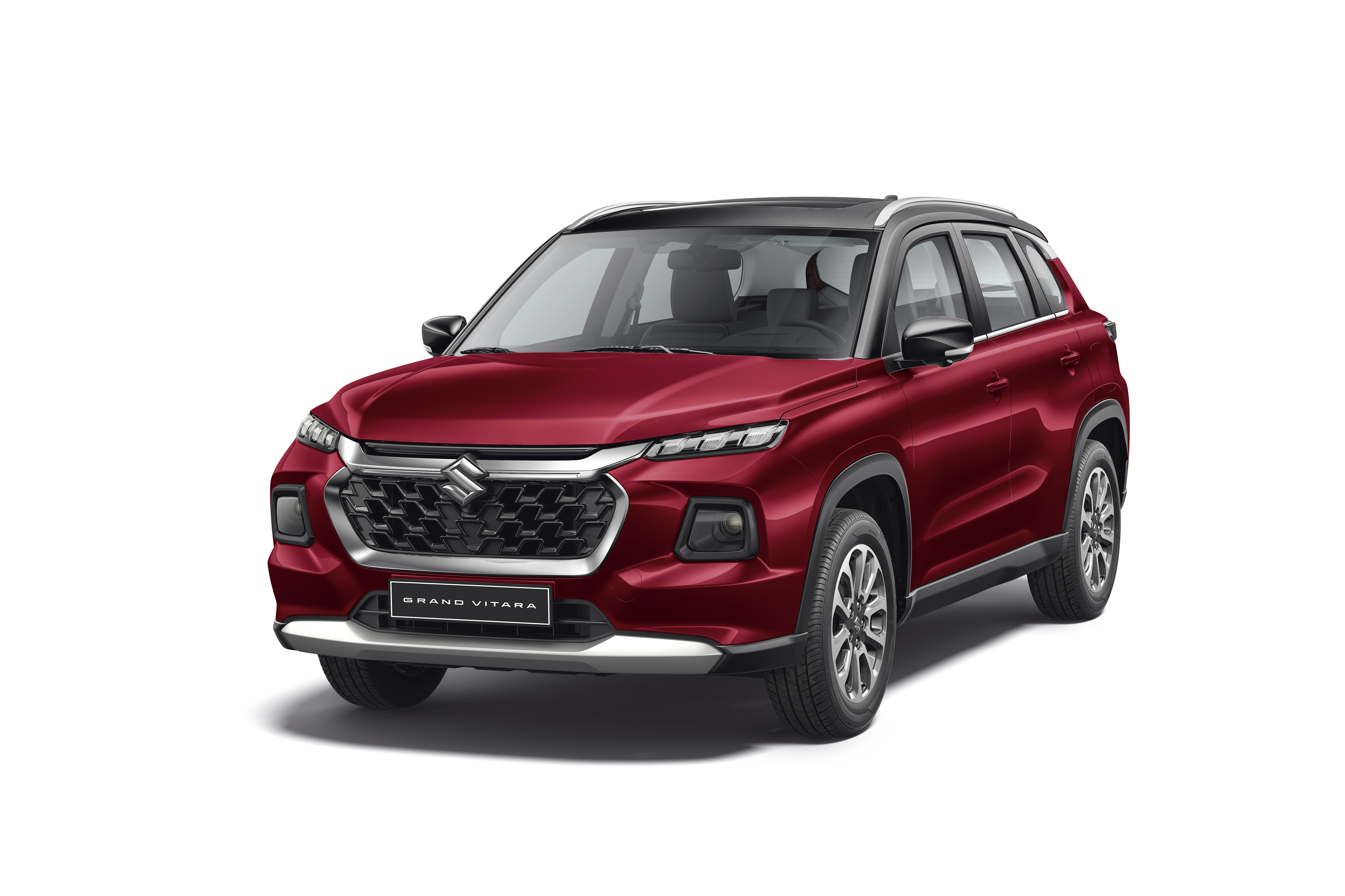 Grand Vitara Opulent Red Pearl Metallic with Bluish Black Pearl
